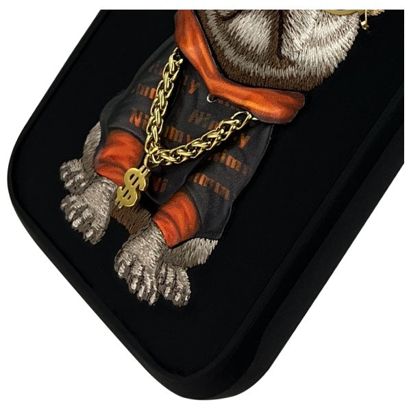 Nimmy Glasses Cool Dog dėklas iPhone 16 Pro Max - Juodas -- iPhone 16 Pro Max