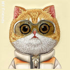 Nimmy Cool&Cute 2.0 Cat dėklas iPhone 16 Pro Max – chaki