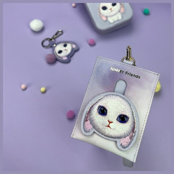 Nimmy Big Eyed Pet 2.0 Rabbit kortelių dėklas – violetinis -- Cell phone cases and covers
