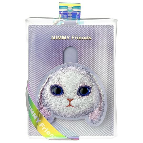 Nimmy Big Eyed Pet 2.0 Rabbit kortelių dėklas – violetinis -- Cell phone cases and covers