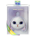 Nimmy Big Eyed Pet 2.0 Rabbit kortelių dėklas – violetinis -- Cell phone cases and covers
