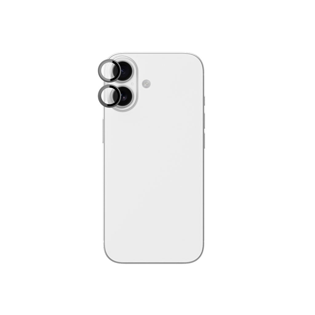 AmazingThing kameros stiklas iPhone 17 – juodas rėmelis -- iPhone 17
