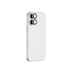 AmazingThing kameros stiklas iPhone 17 – sidabrinis
