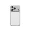 AmazingThing Objektyvo stiklas, skirtas iPhone 17 Pro / Pro Max su sidabriniu aliuminio rėmeliu -- Cell phone tempered glass