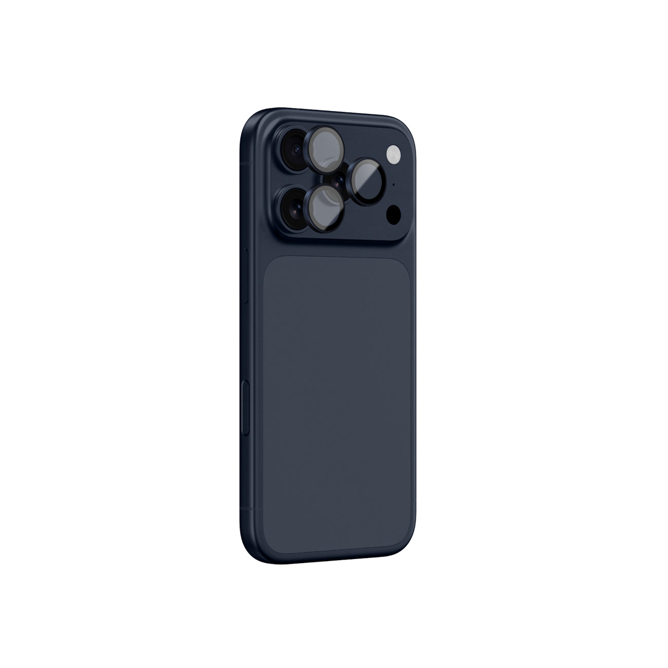 AmazingThing Objektyvo stiklas, skirtas iPhone 17 Pro / Pro Max su mėlynu aliuminio rėmeliu -- Cell phone tempered glass