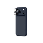 AmazingThing Objektyvo stiklas, skirtas iPhone 17 Pro / Pro Max su mėlynu aliuminio rėmeliu -- Cell phone tempered glass