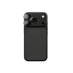 AmazingThing Objektyvo stiklas, skirtas iPhone 17 Pro / Pro Max su pilku aliuminio rėmeliu -- Cell phone tempered glass