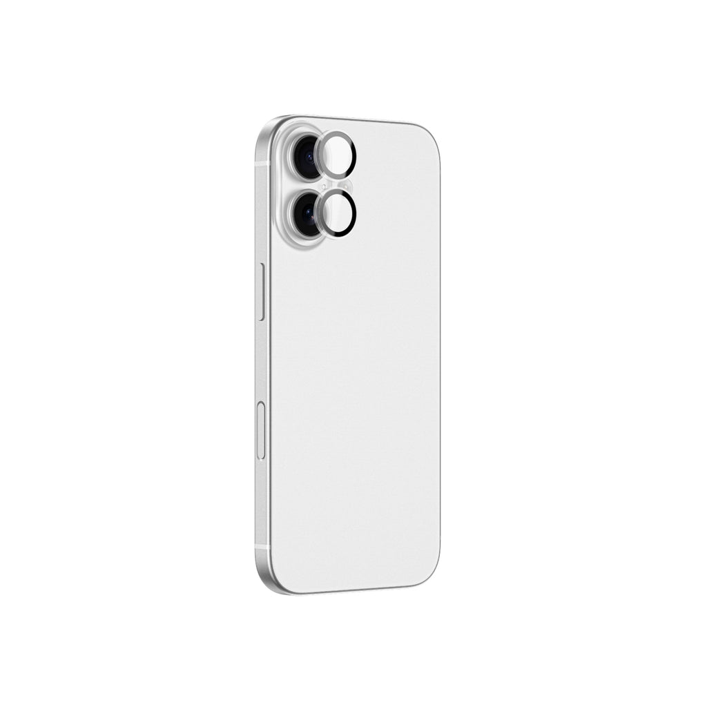 AmazingThing kameros stiklas iPhone 17 – juodas rėmelis