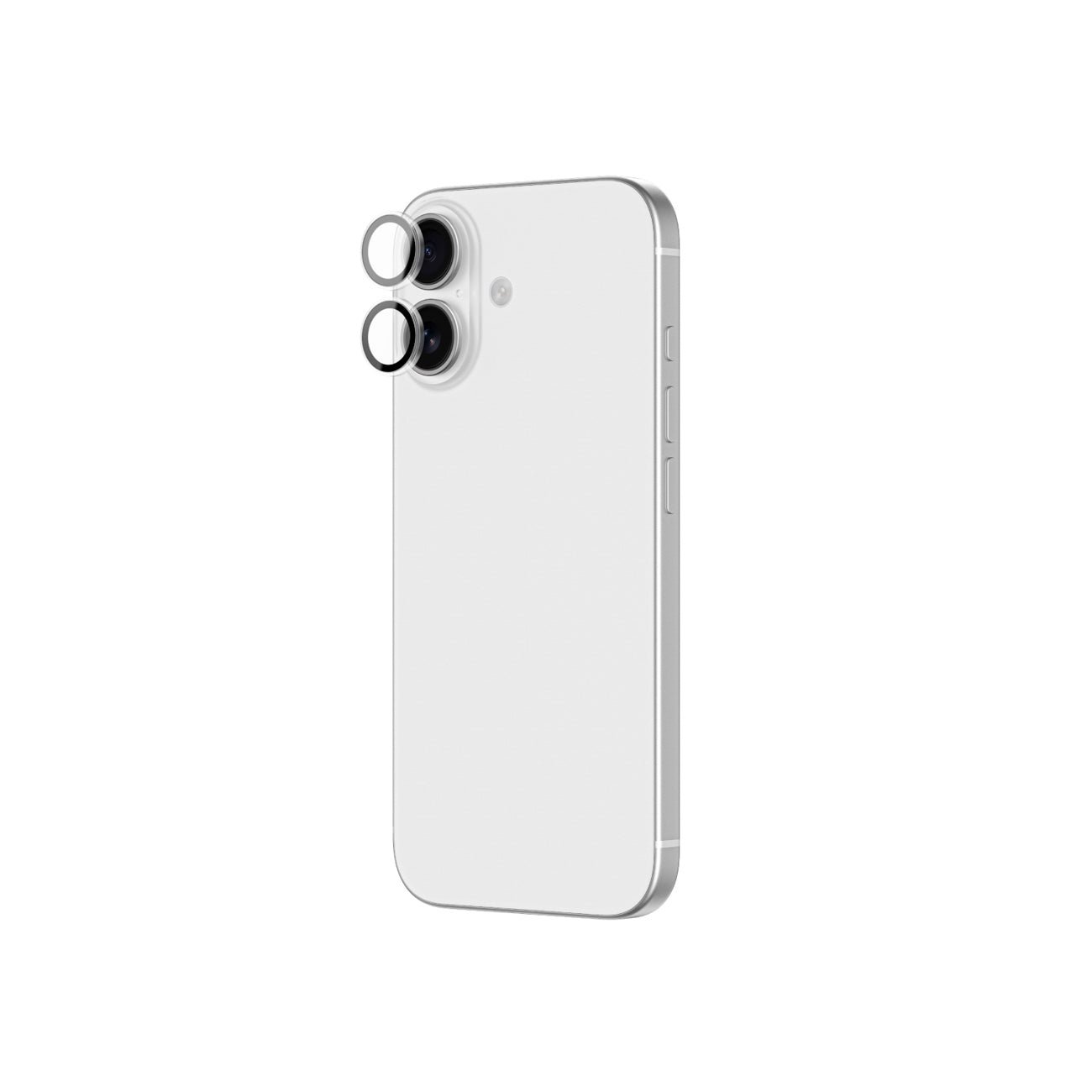 AmazingThing kameros stiklas iPhone 17 – juodas rėmelis