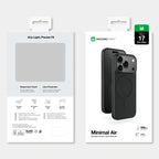 AmazingThing Minimal Air MagSafe dėklas iPhone 17 Pro Max – juodas