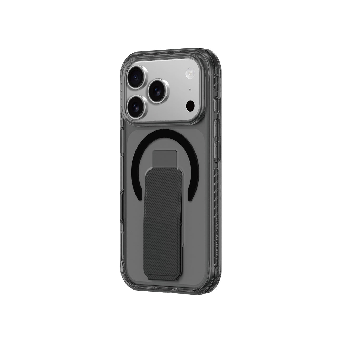AmazingThing Titan Pro MagSafe dėklas iPhone 17 Pro – juodas