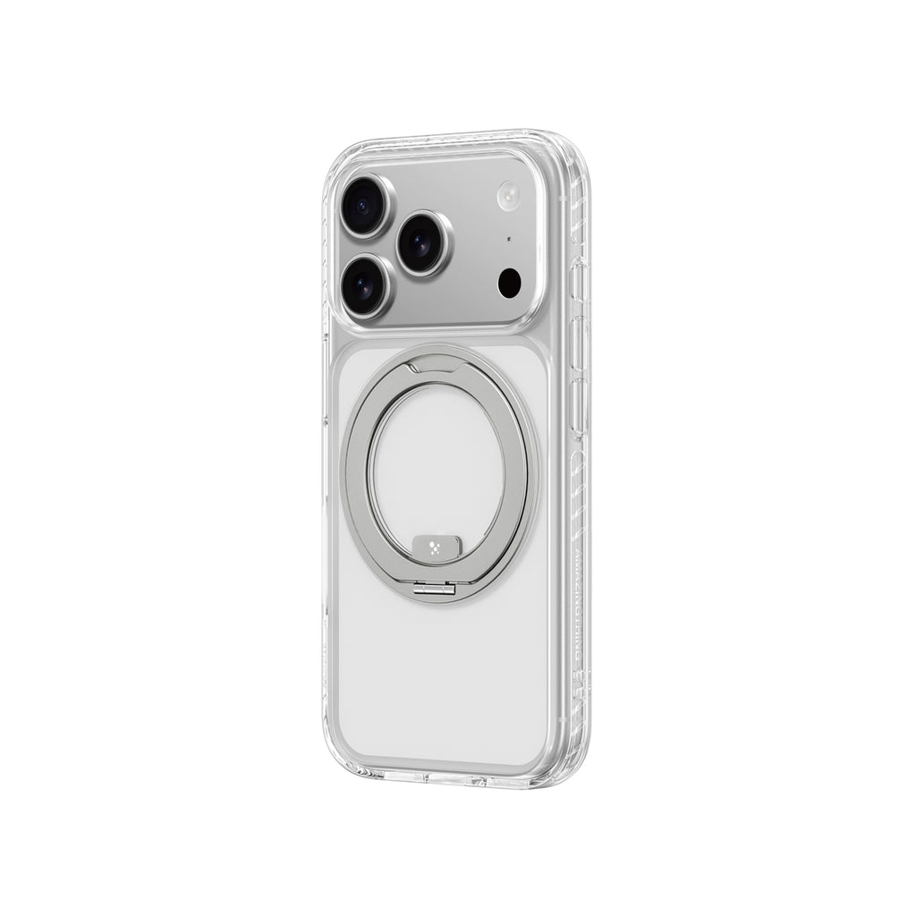 AmazingThing Titan Pro MagSpin dėklas, skirtas iPhone 17 Pro Max, suderinamas su MagSafe - pilkas