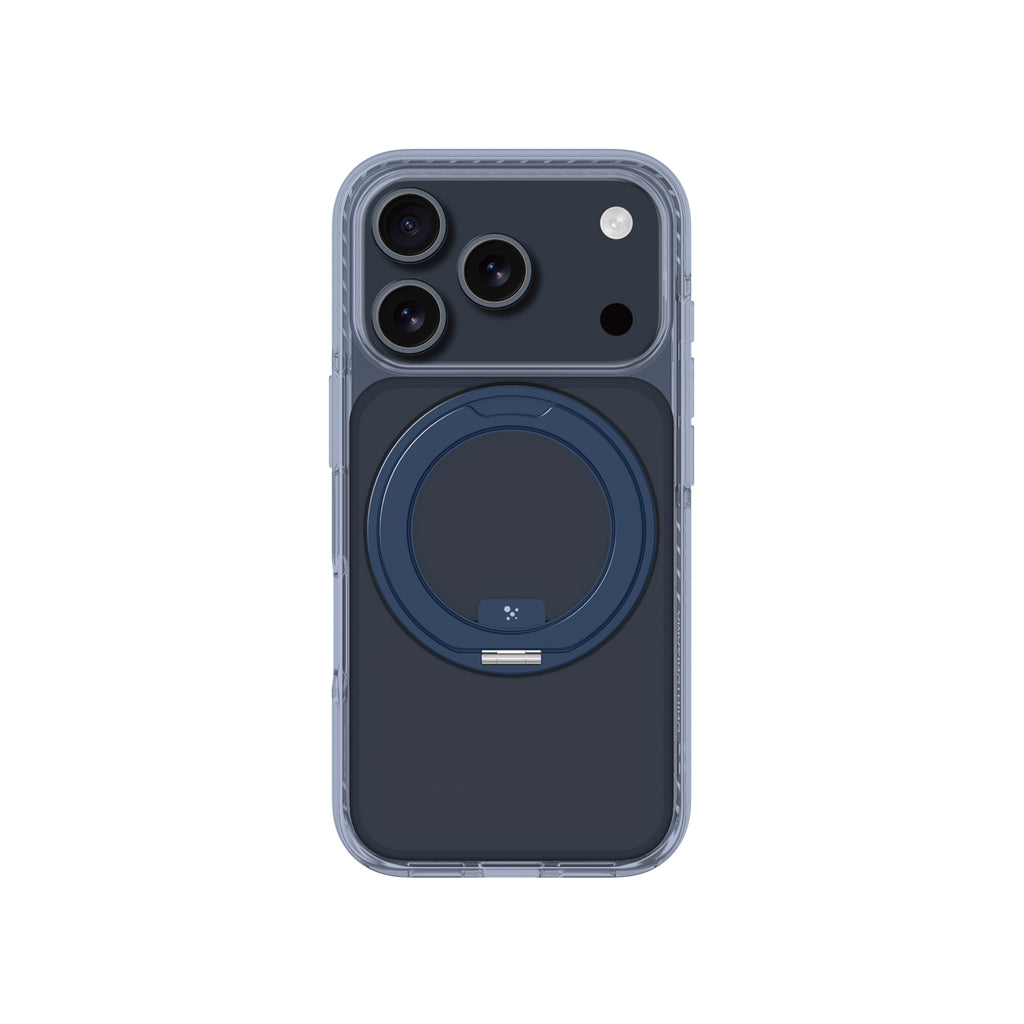 AmazingThing Titan Pro MagSpin dėklas, skirtas iPhone 17 Pro Max, suderinamas su MagSafe - mėlynas