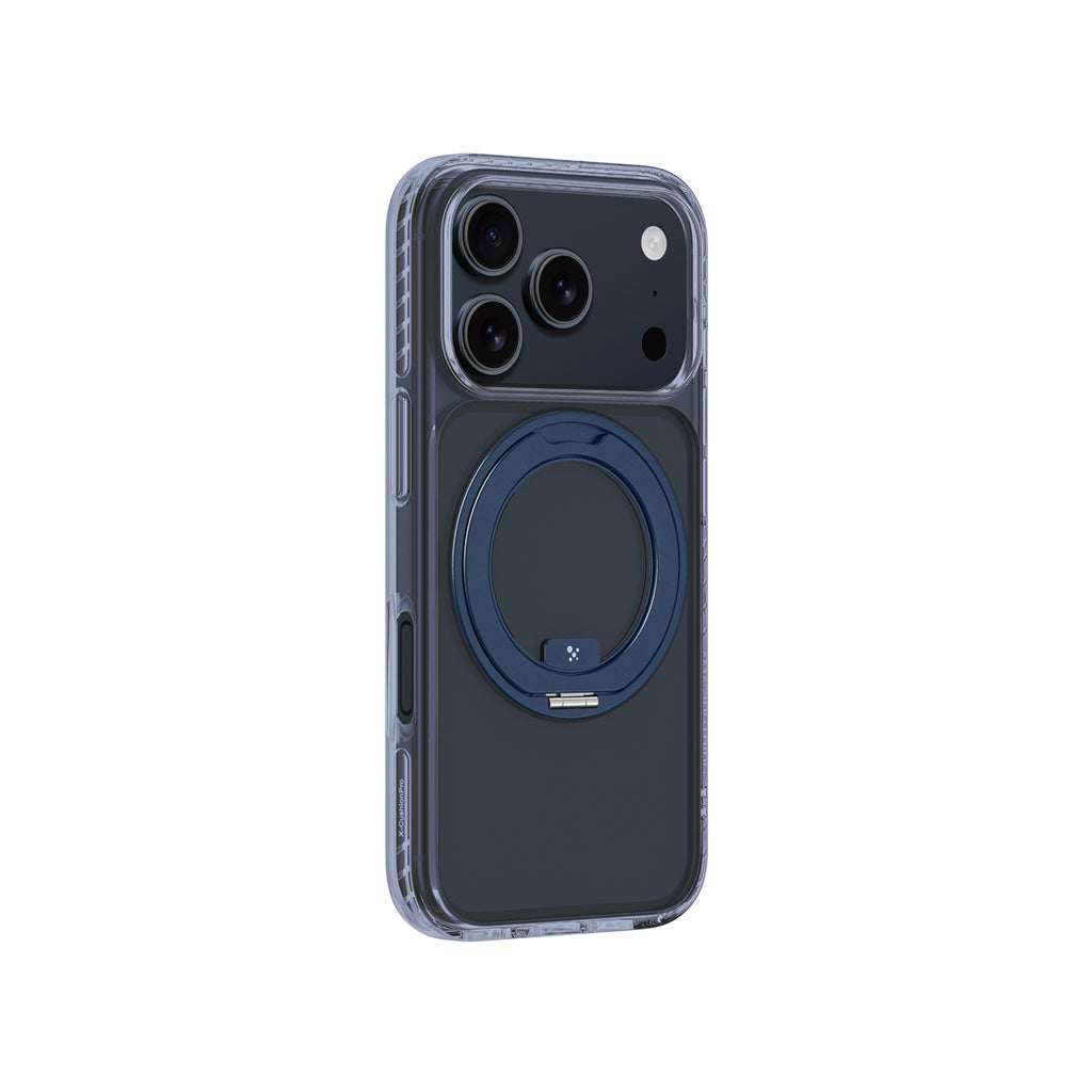 AmazingThing Titan Pro MagSpin dėklas, skirtas iPhone 17 Pro Max, suderinamas su MagSafe - mėlynas
