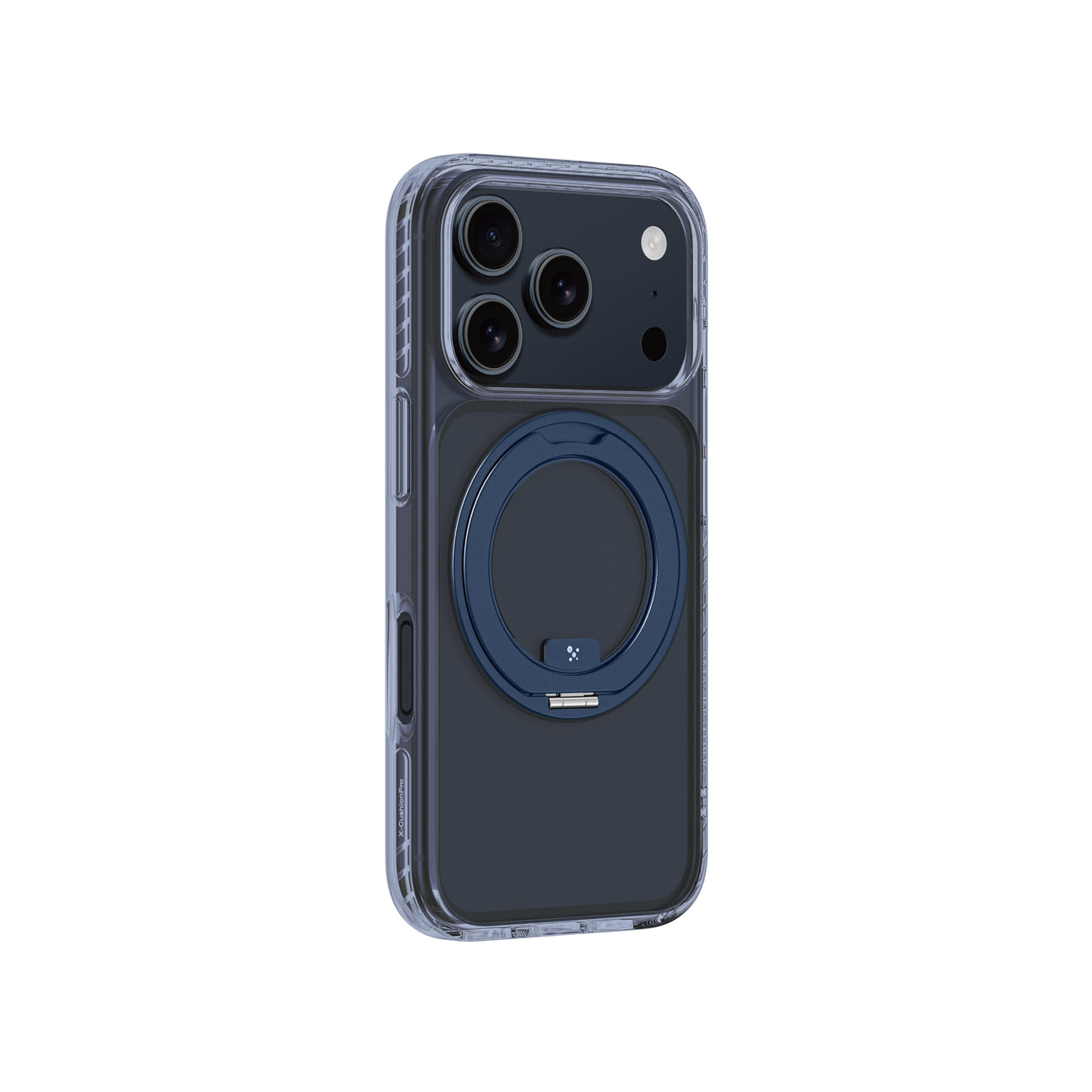 AmazingThing Titan Pro MagSpin dėklas, skirtas iPhone 17 Pro Max, suderinamas su MagSafe - mėlynas
