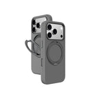 AmazingThing Cloudie iPhone 17 Pro dėklas su stovu – pilkas