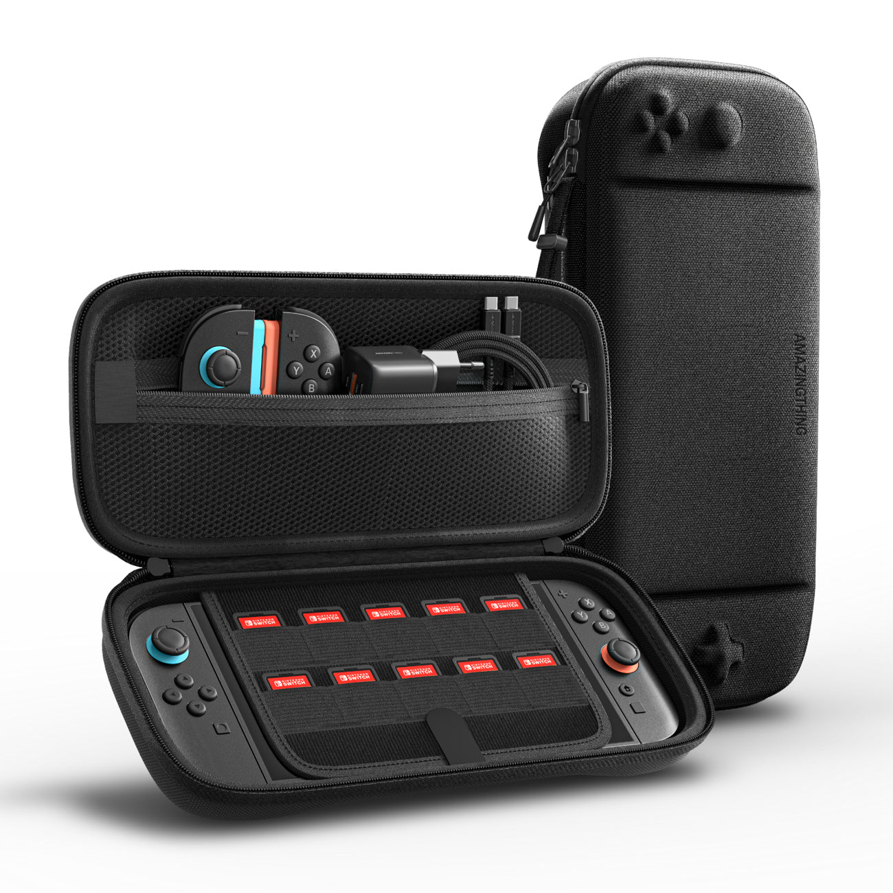 AmazingThing PlayShield EDC Apsauginis dėklas, skirtas Nintendo Switch 2 - juodas -- Cell phone cases and covers