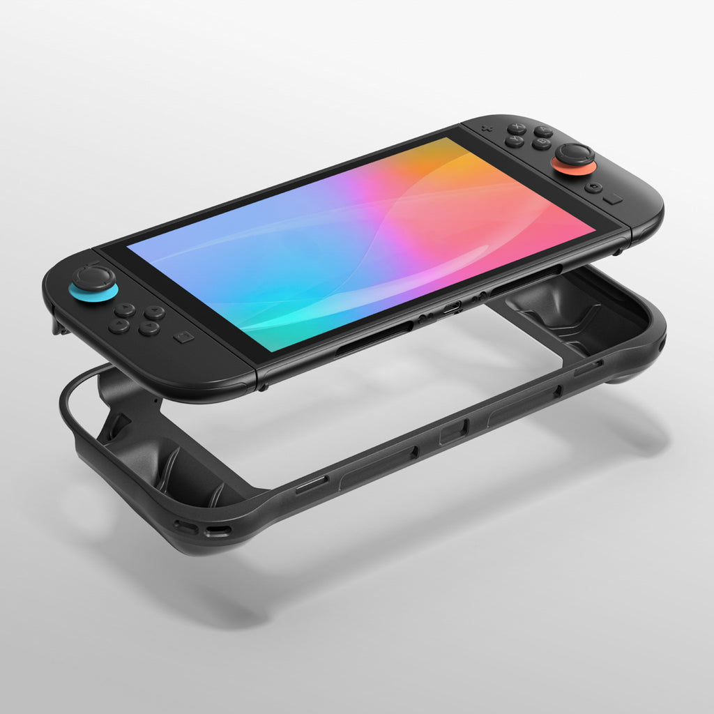 AmazingThing PlayShield Bunker apsauginis dėklas, skirtas Nintendo Switch 2 - juodas -- Cell phone cases and covers