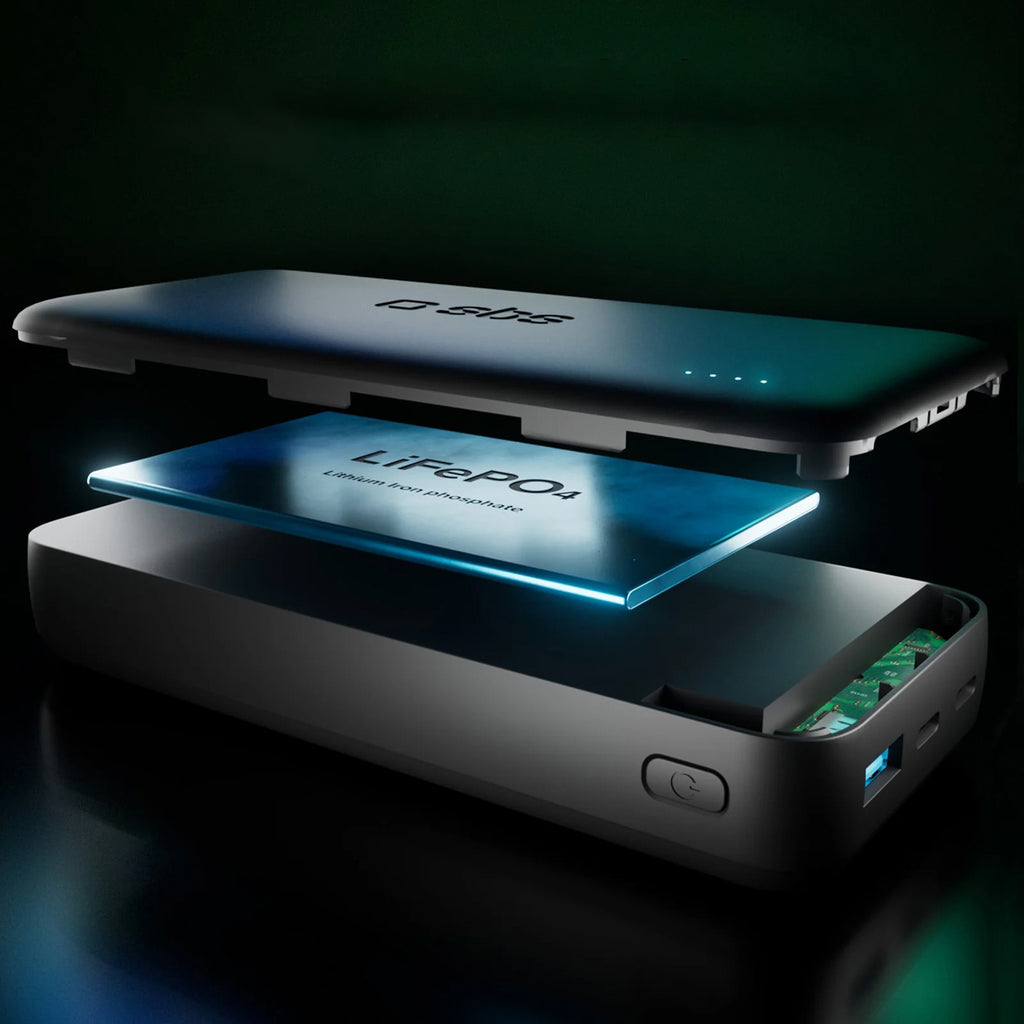 SBS Infinity Išorinė baterija 20000mAh 10W LiFePo₄ USB-A USB-C - juodas -- Powerbanks