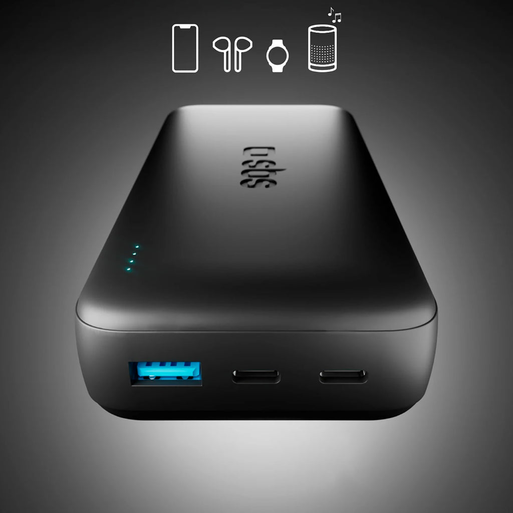SBS Infinity Išorinė baterija 20000mAh 10W LiFePo₄ USB-A USB-C - juodas -- Powerbanks