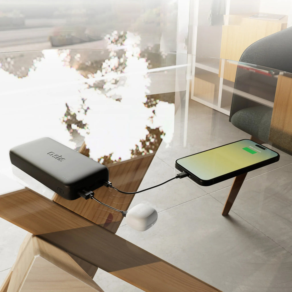 SBS Infinity Išorinė baterija 20000mAh 10W LiFePo₄ USB-A USB-C - juodas -- Powerbanks