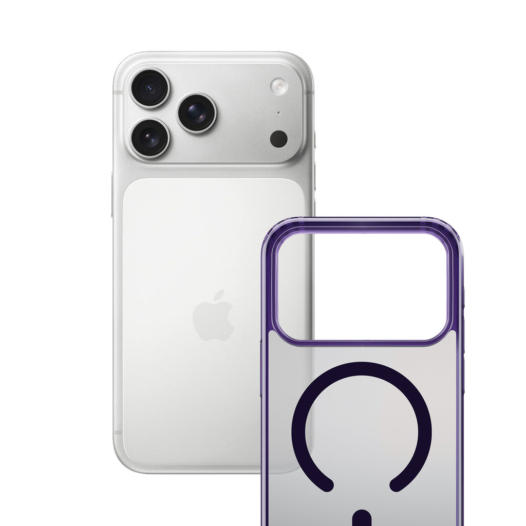 3mk Frosty MagCase, skirtas iPhone 17 Pro Max – violetinė
