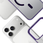 3mk Frosty MagCase, skirtas iPhone 17 Pro Max – violetinė