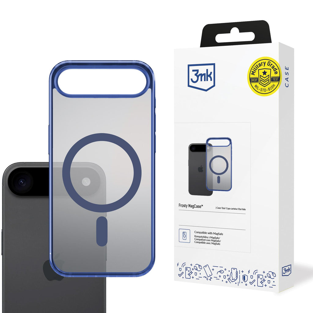 3mk Frosty MagCase, skirtas iPhone Air – mėlynas -- Cell phone cases and covers