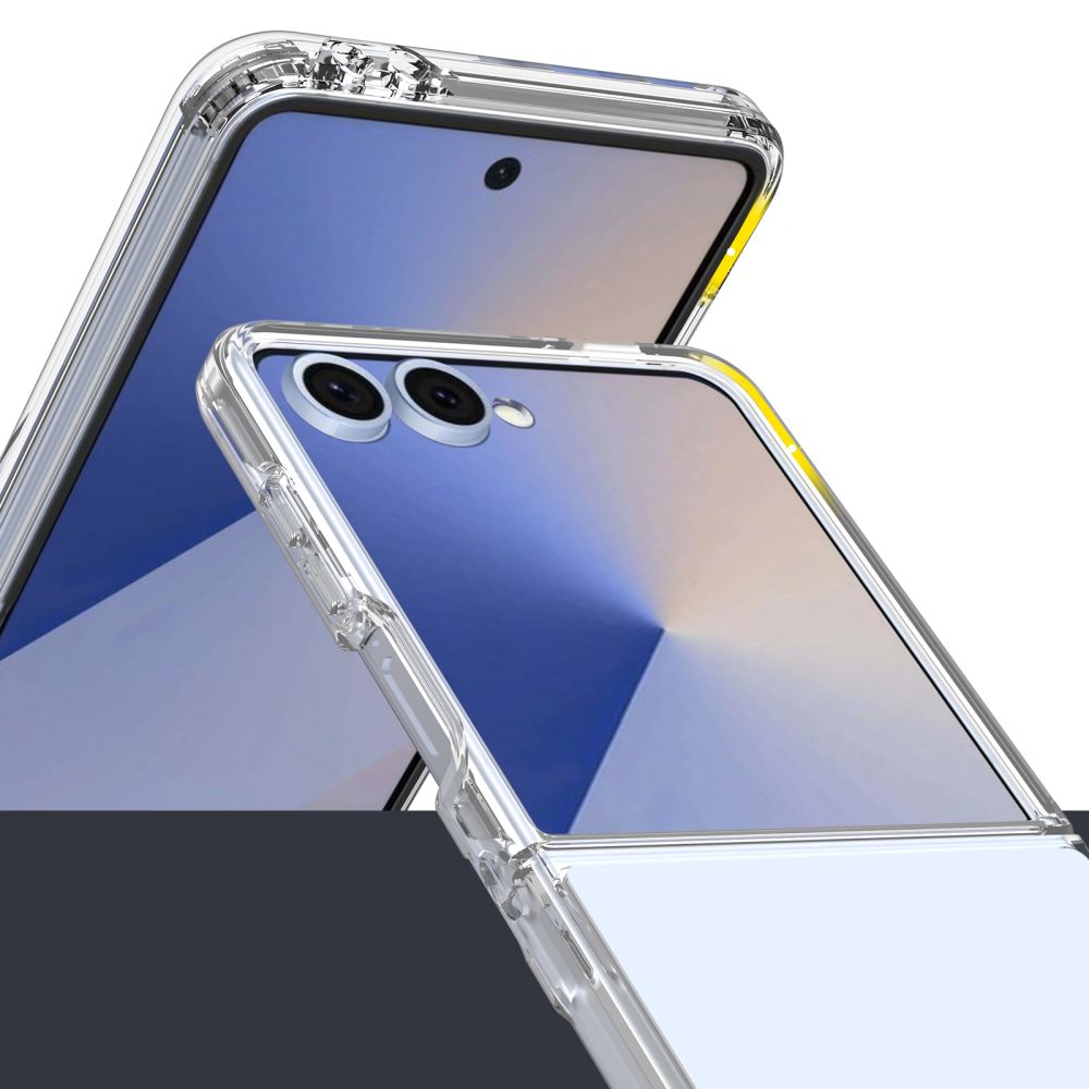 Tech-Protect FlexAir Hybrid dėklas Galaxy Z Flip 7 – skaidrus -- Samsung Galaxy Z Flip 7