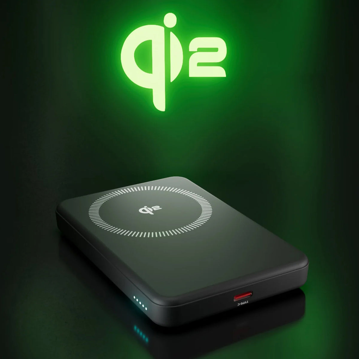 SBS Mag Power Qi2 Išorinė baterija 5000 mAh suderinama su MagSafe - juodas