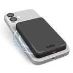 SBS Mag Power Qi2 Išorinė baterija 5000 mAh suderinama su MagSafe - juodas