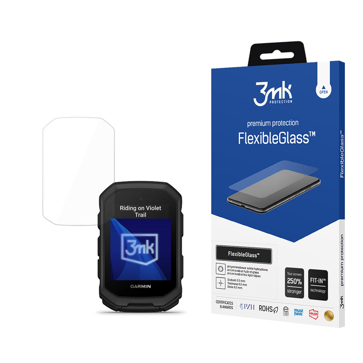 3mk FlexibleGlass™ hibridinis stiklas Garmin Edge MTB -- Garmin Edge MTB