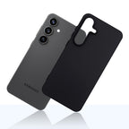 3mk matinis dėklas, skirtas Samsung Galaxy S25 FE – matinė juoda