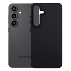 3mk matinis dėklas, skirtas Samsung Galaxy S25 FE – matinė juoda
