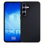 3mk matinis dėklas, skirtas Samsung Galaxy S25 FE – matinė juoda