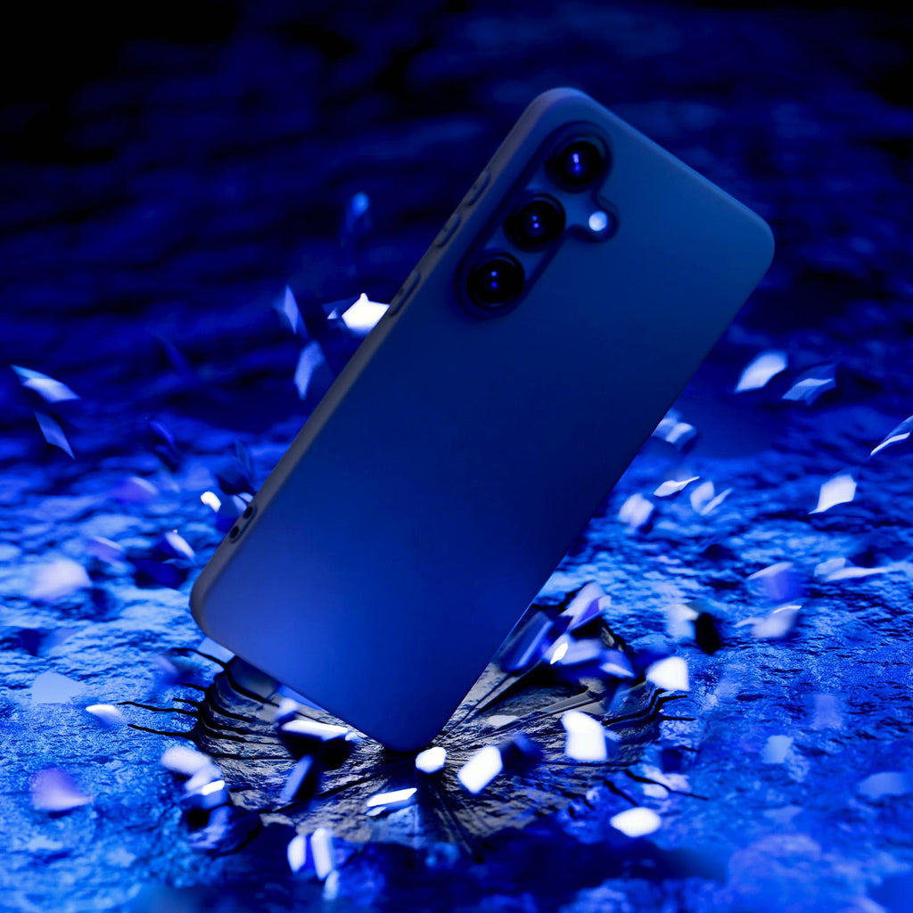 3mk matinis dėklas, skirtas Samsung Galaxy S25 FE – matinė juoda