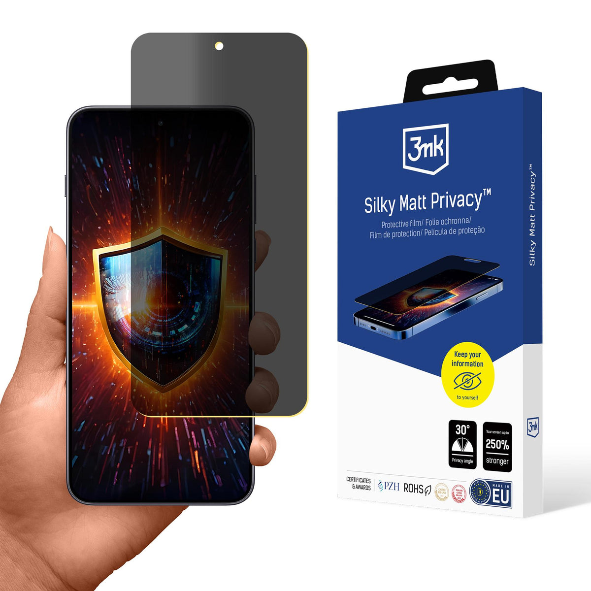 3mk Silky Matt Privacy ekrano apsauga, skirta OnePlus Nord 5 -- OnePlus Nord 5