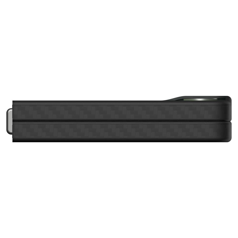 Spigen AirSkin aramidinis dėklas Galaxy Z Flip 7 – juodas
