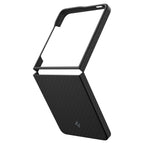 Spigen AirSkin aramidinis dėklas Galaxy Z Flip 7 – juodas