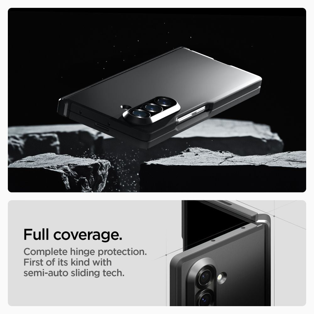 Spigen Tough Armor MagSafe dėklas Z Fold 7 – juodas