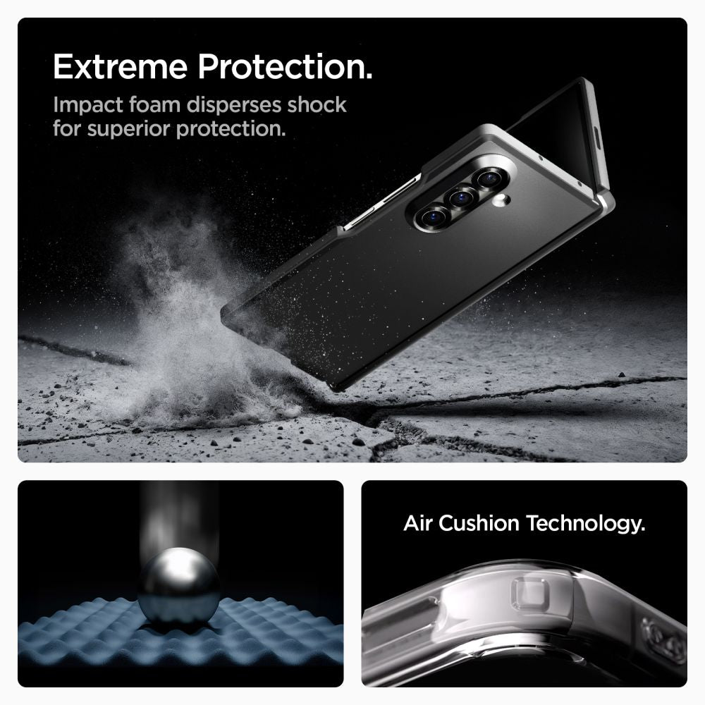 Spigen Tough Armor MagSafe dėklas Z Fold 7 – juodas