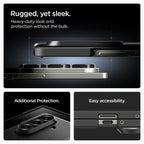 Spigen Tough Armor MagSafe dėklas Z Fold 7 – juodas