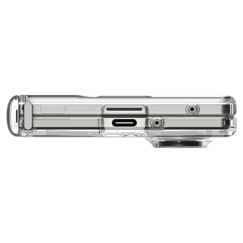 Spigen Ultra Hybrid Pro MagSafe dėklas Galaxy Z Fold 7 – skaidrus/baltas