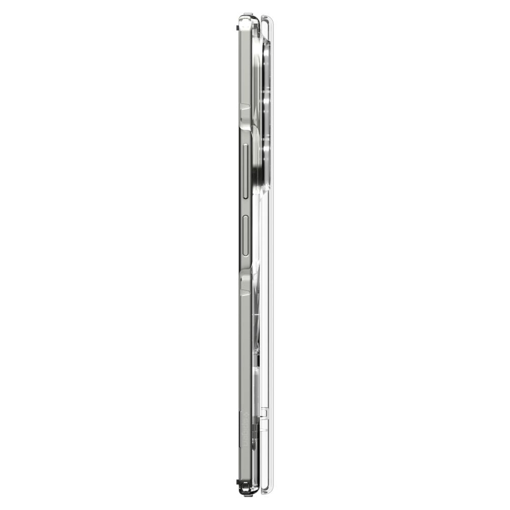 Spigen Ultra Hybrid Pro MagSafe dėklas Galaxy Z Fold 7 – skaidrus/baltas