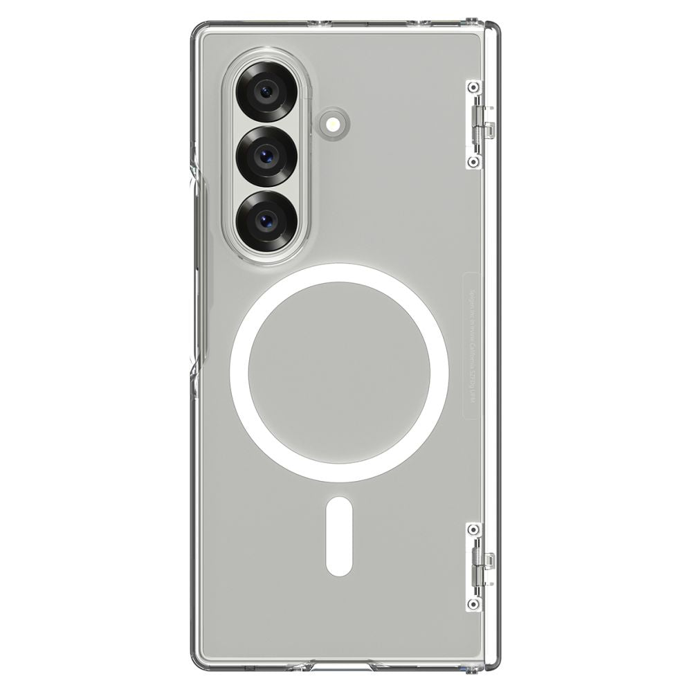 Spigen Ultra Hybrid Pro MagSafe dėklas Galaxy Z Fold 7 – skaidrus/baltas
