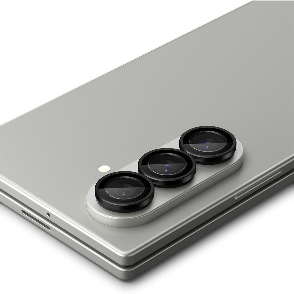 Spigen Optik Pro kameros stiklas EZ Fit Z Fold 7 – juodas