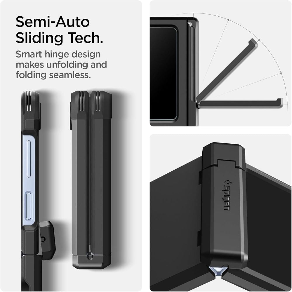 Spigen Tough Armor MagSafe dėklas Z Flip 6/7 FE – juodas