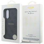 Guess MagSafe dėklas Samsung Galaxy S25 Edge – juodas