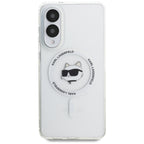 Karl Lagerfeld MagSafe dėklas S25 Edge – baltas
