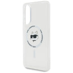 Karl Lagerfeld MagSafe dėklas S25 Edge – baltas